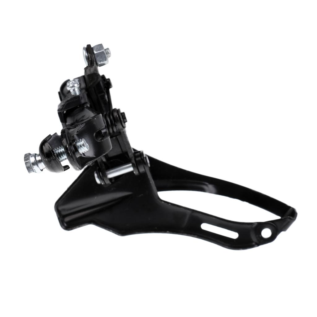 Bicycle Front Derailleur 31.8mm Clamp Bottom/Top Pull Mountain Road Bike MTB Bicycle Parts Black