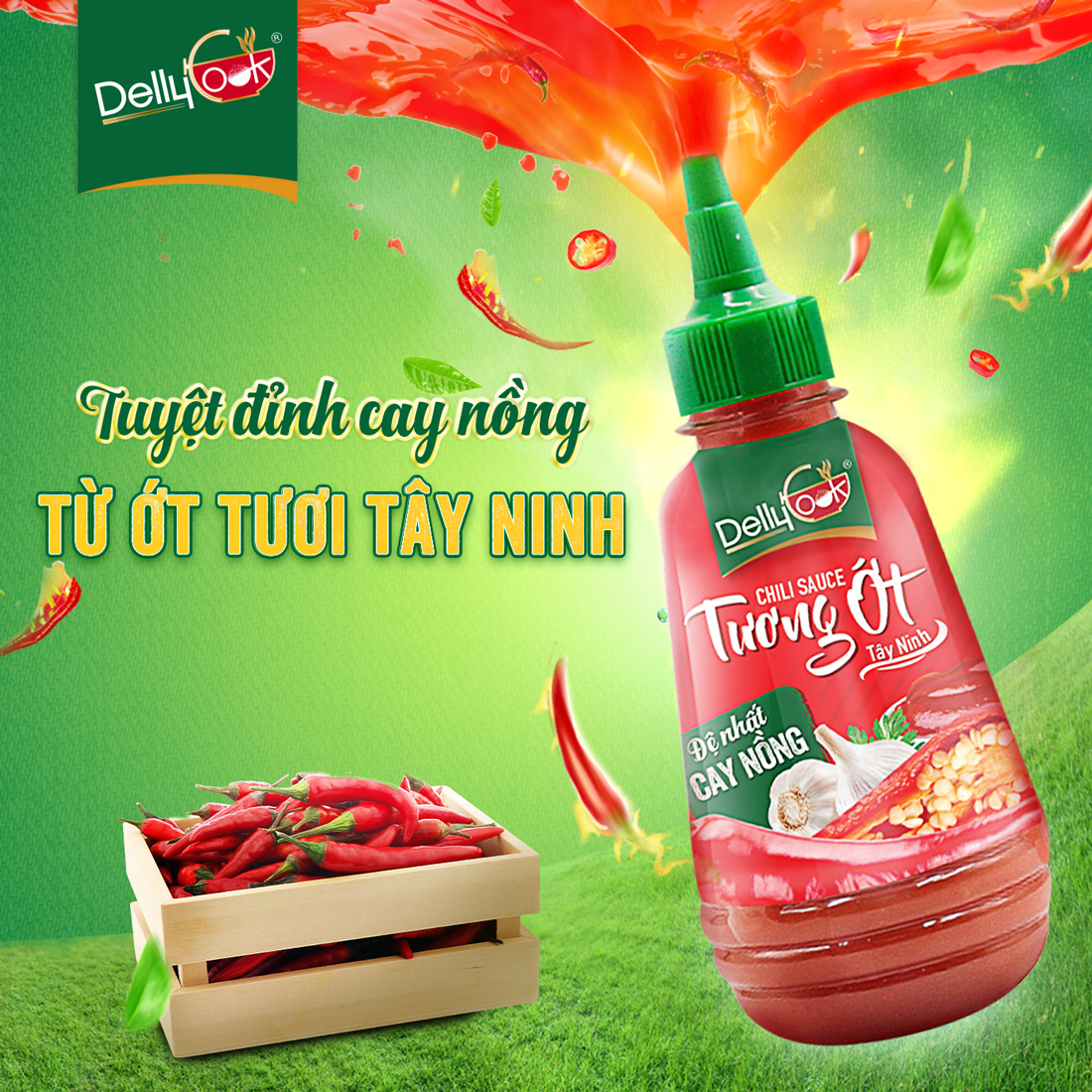 Tương Ớt Tây Ninh DellyCook (270g)