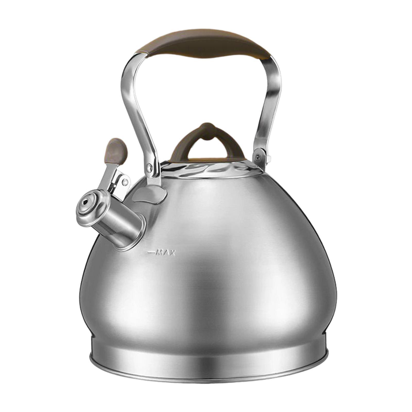 4.3L Tea Pot with Handle Whistle Tea Pot Stainless Steel for Cookers