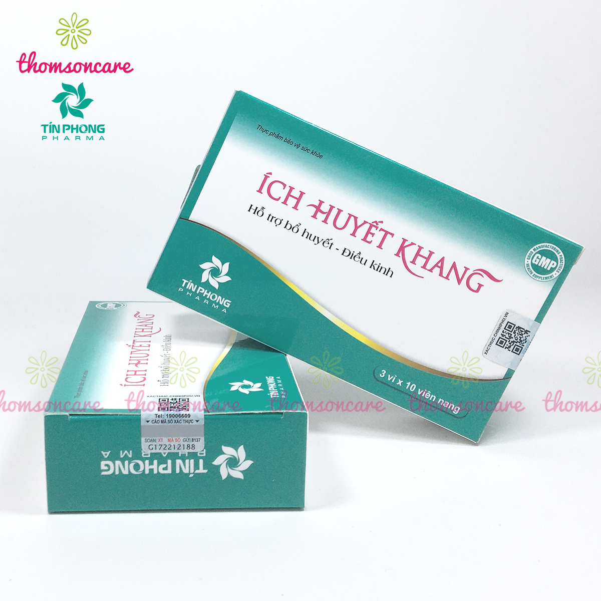 Ích Huyết Khang - Hỗ trợ giảm rối loạn, điều hòa kinh nguyệt từ cao íchh mẫu, ngải cứu và thảo dược