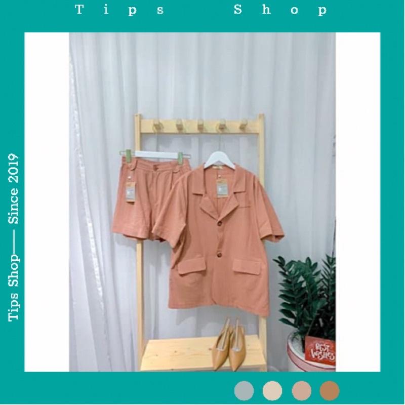 Set blazer 2 màu pastel siêu đẹp