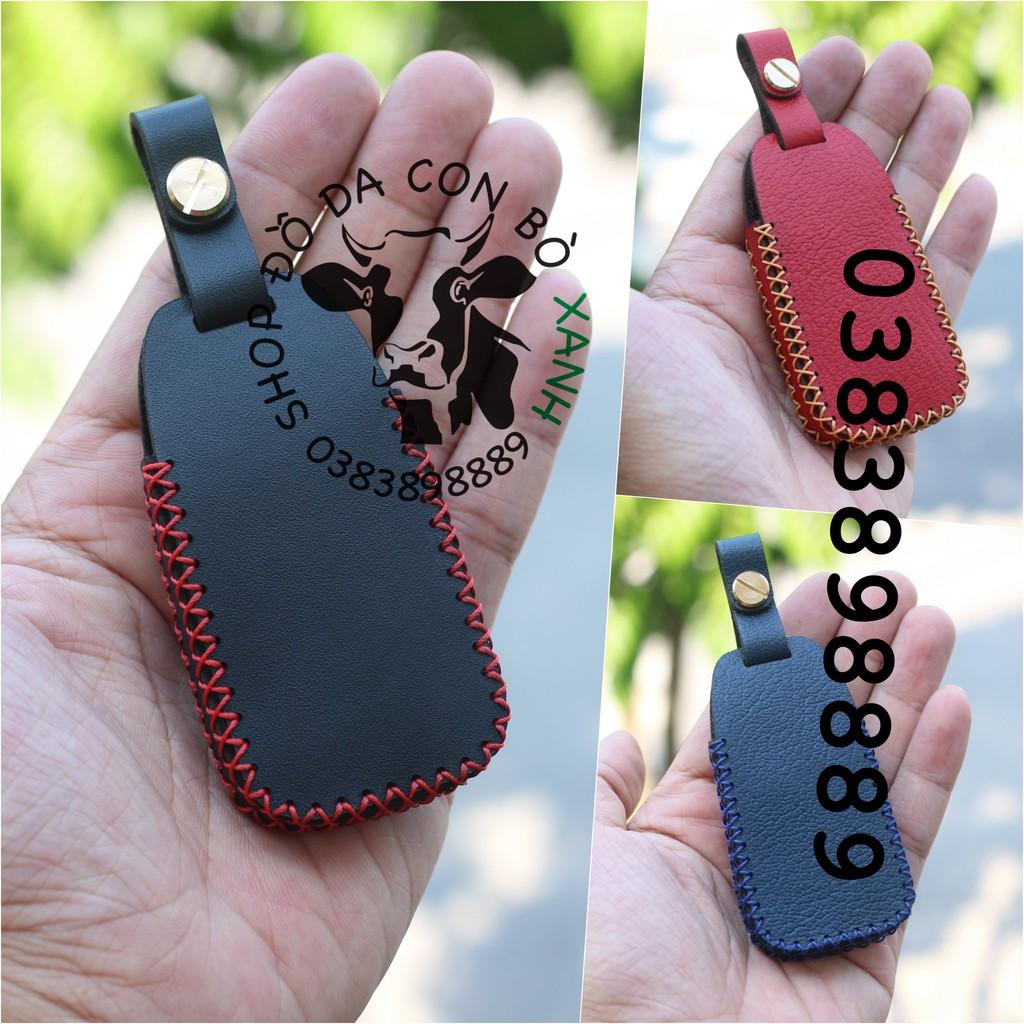 Bao da dành cho chìa khoá Audi A3, A4, A5, A6, A7, A8, A4L, A6L, Q5, Q7 handmade da thật 003