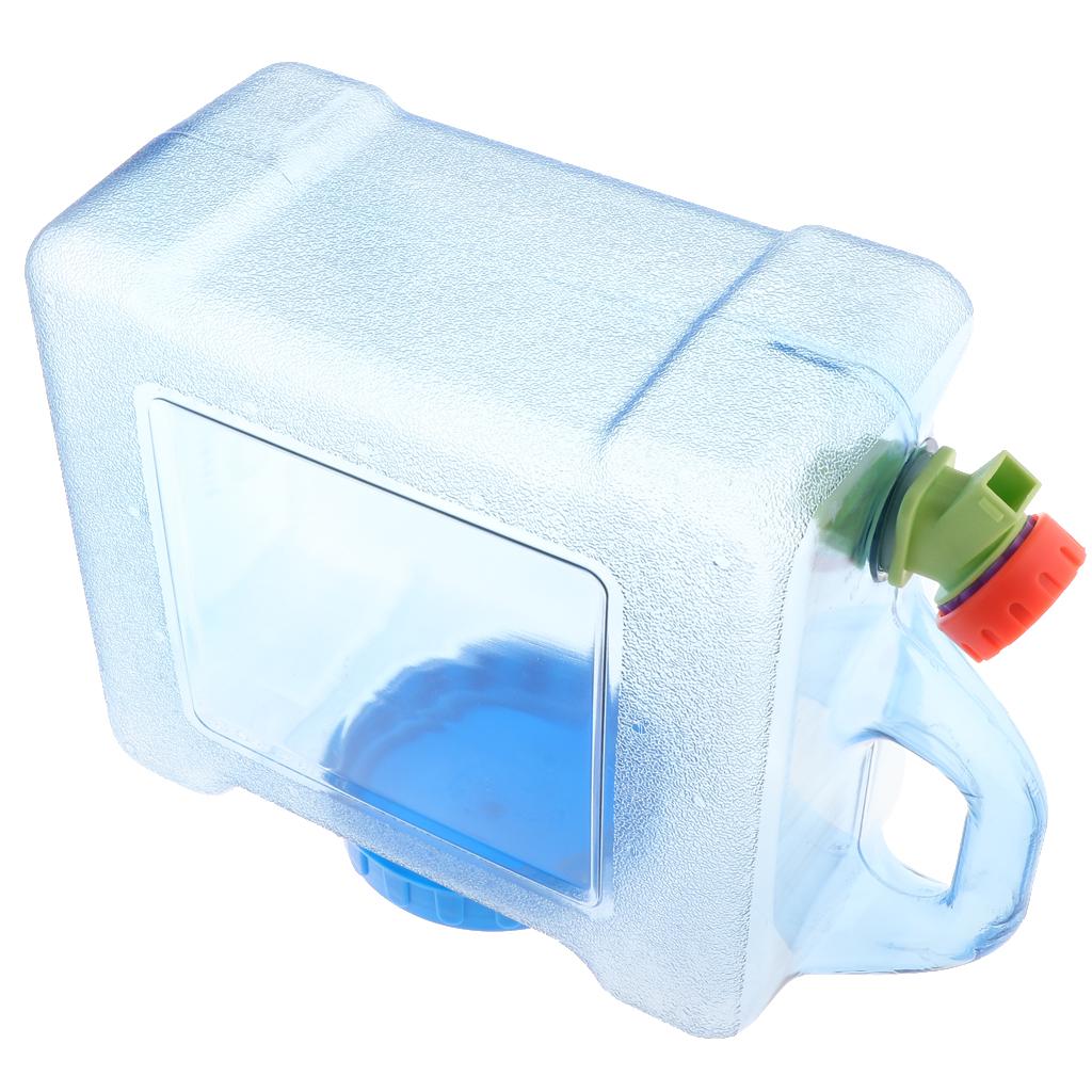 2xOutdoor Camping Travel Car Water Bucket Water Carrier Canister 5L