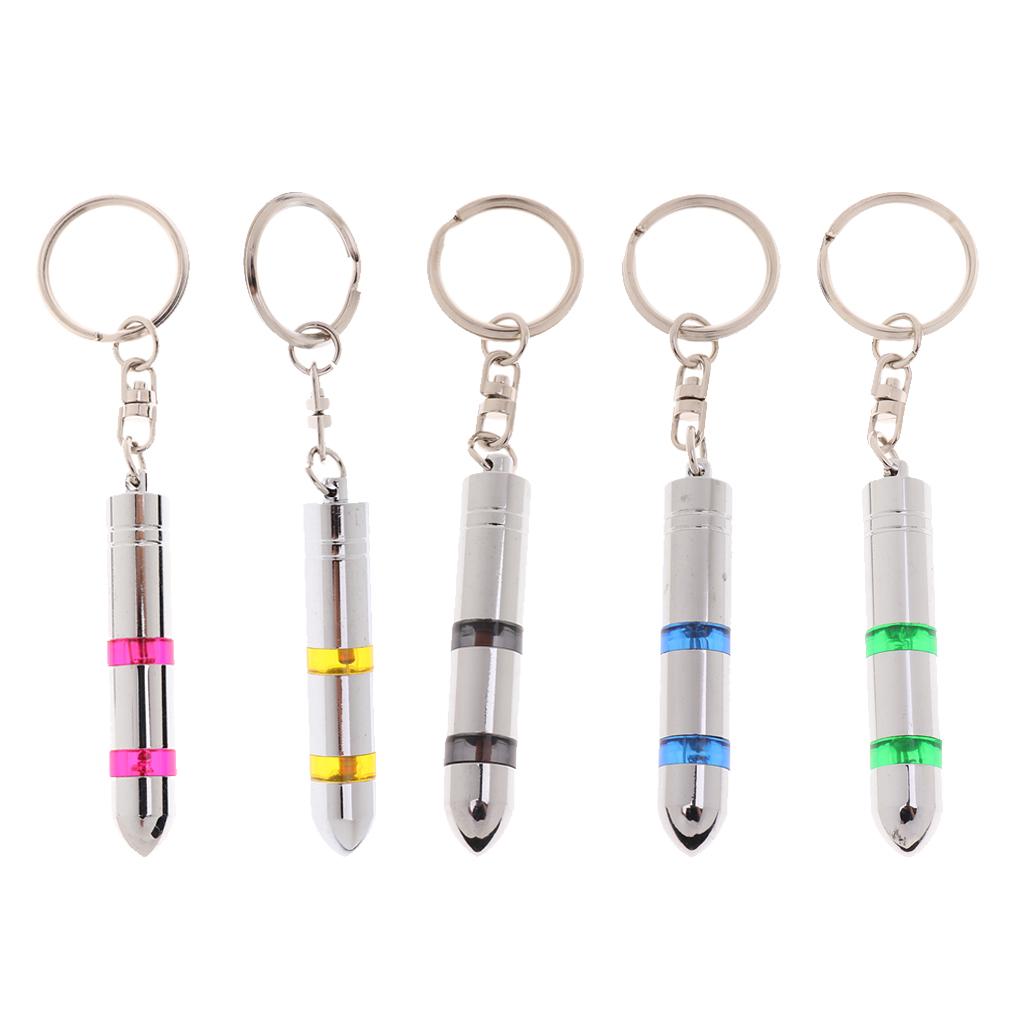 Car Mini Anti Static Electricity Remover Key Chain Keyring Black