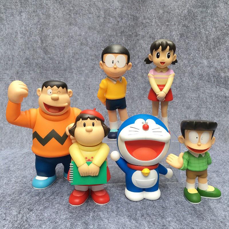 Mô hình doremon, nobita, xuka, chaien, xeko