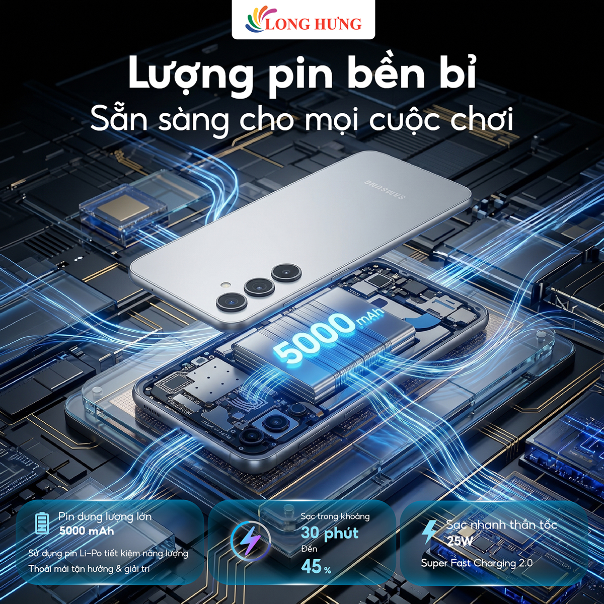 Điện thoại Samsung Galaxy A16 LTE - Hàng chính hãng