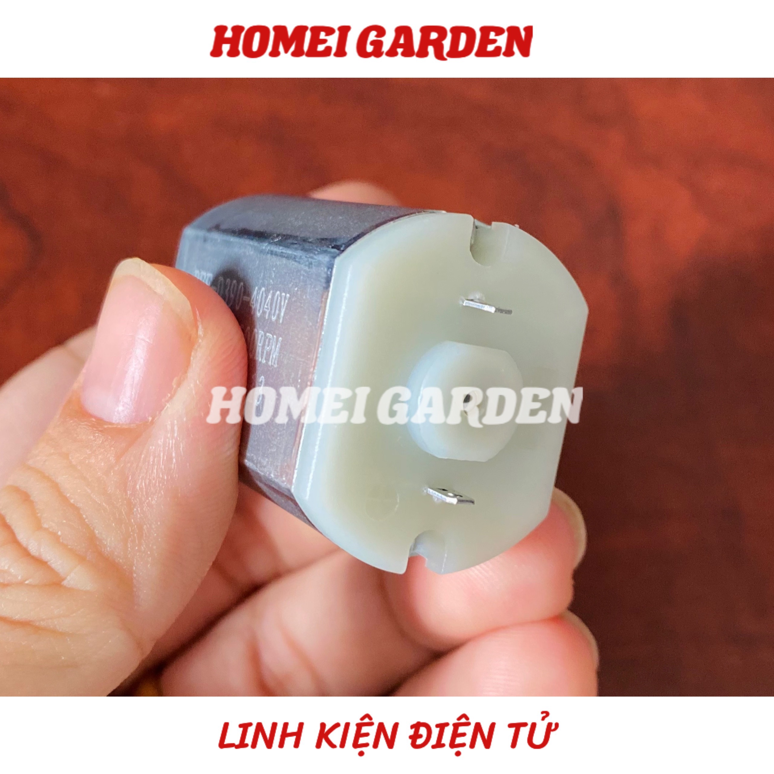 Motor mini 390 DC 3V 3,7V từ tính mạnh tốc độ 6500 - 7500 RPM cho máy làm tóc tông đơ thiết bị làm đẹp - HM0125