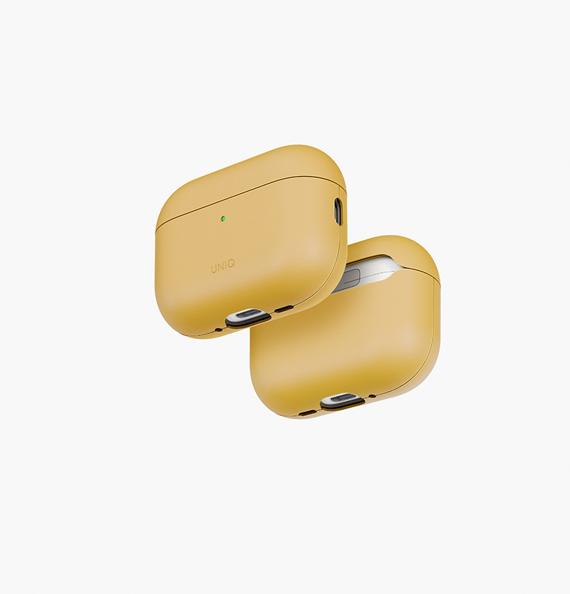 Ốp Bảo Vệ UNIQ LYDEN VEX Cho Apple Airpods Pro 3 Da Nhân Tạo Cao Cấp Hỗ Trợ Sạc Có Dây Tương Thích Sạc Không Dây Hàng Chính Hãng