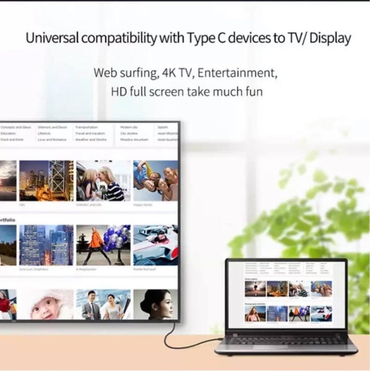 Cáp Chuyển Đổi Từ Type C Sang HDMI TV WiWU X9 Type-C To HDM X9  Tạo Rạp Chiếu Phim Chất Lượng FullHD Tại Nhà - Hàng Chính Hãng