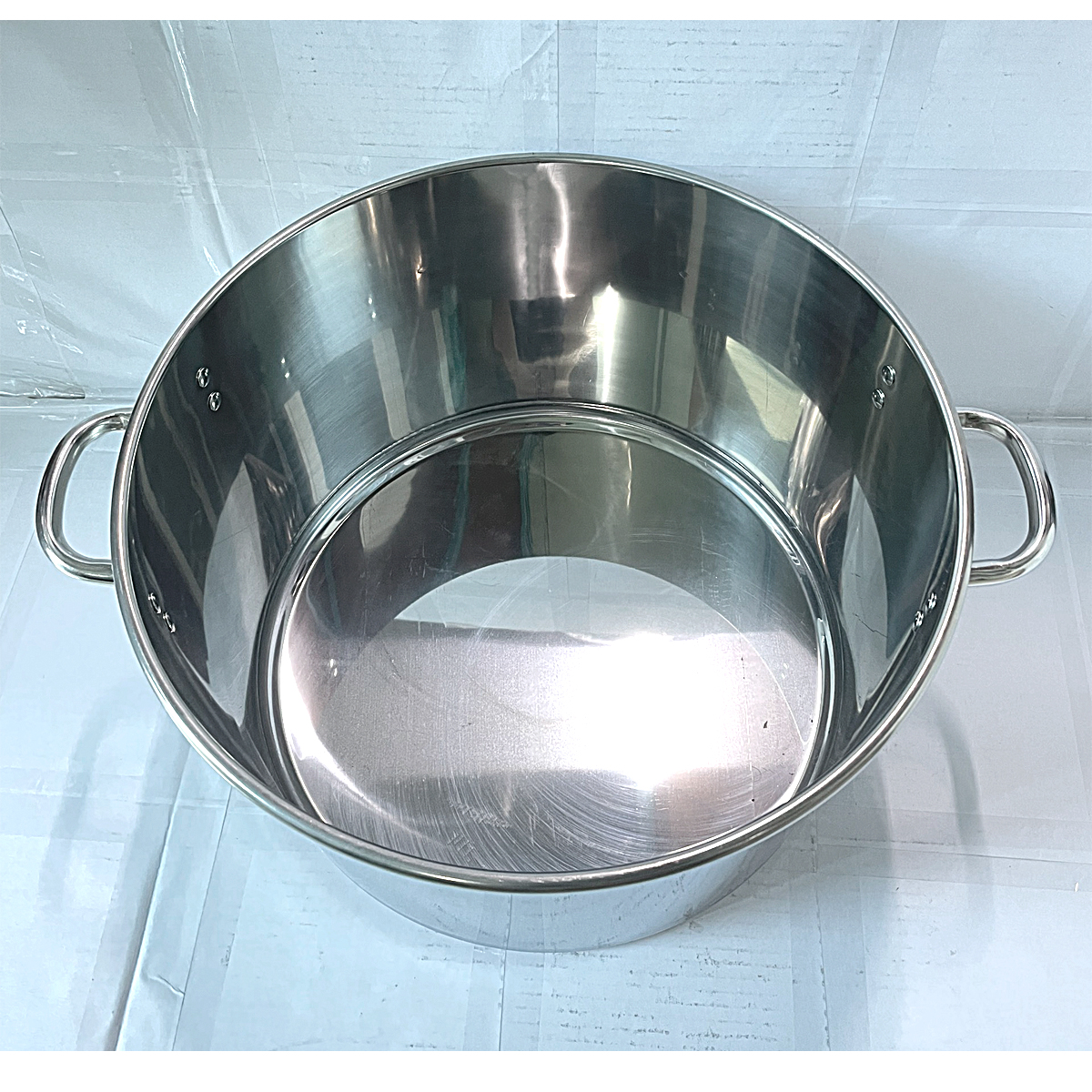 Nồi inox size lớn thân thấp 30cm(15l), 35cm(20l), 45cm(40l), 50cm(55l)