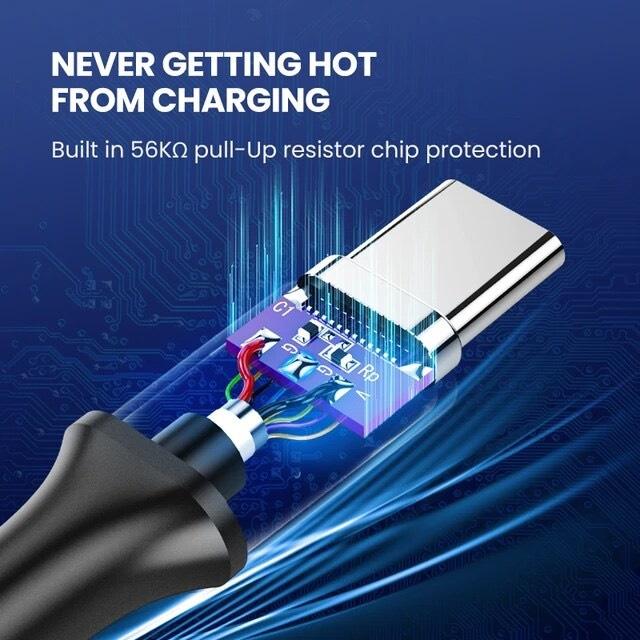 Cáp Sạc USB Type C 2.0 Male To Type C 2.0 100W 5A Dài 1.5M | Cáp Dữ Liệu Usb-c 20528 | Tốc độ Truyền Data : 480Mb