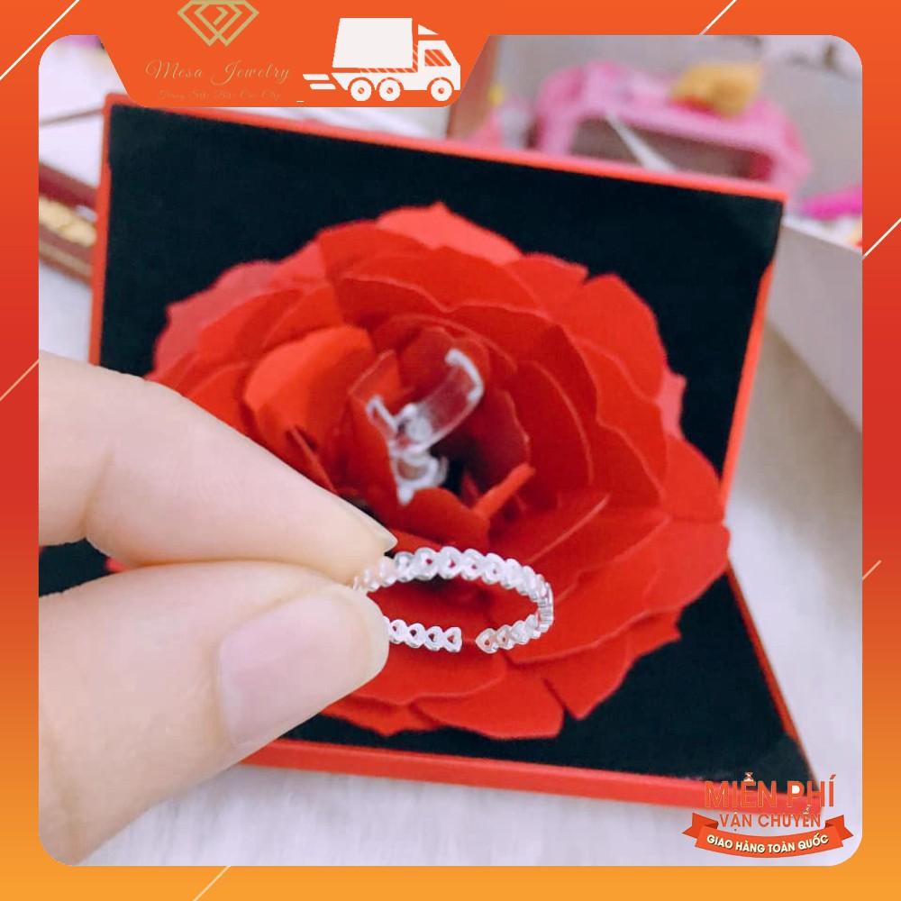 NHẪN TIM HỞ BẠC TA MÃ SP0020536