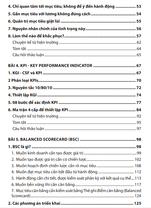 Bộ công cụ tài liệu tặng kèm cuốn Quản trị mục tiêu bằng KPI, BSC và OKR