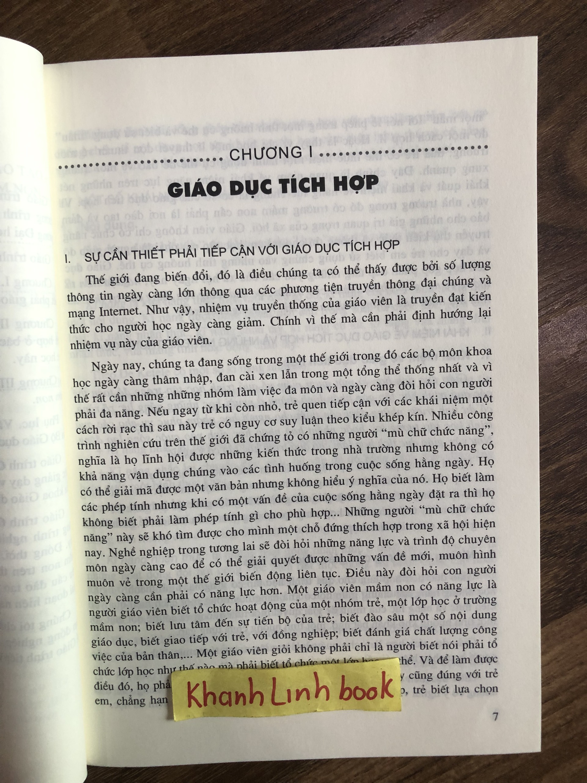 Sách - Giáo trình Giáo dục tích hợp ở bậc học mầm non