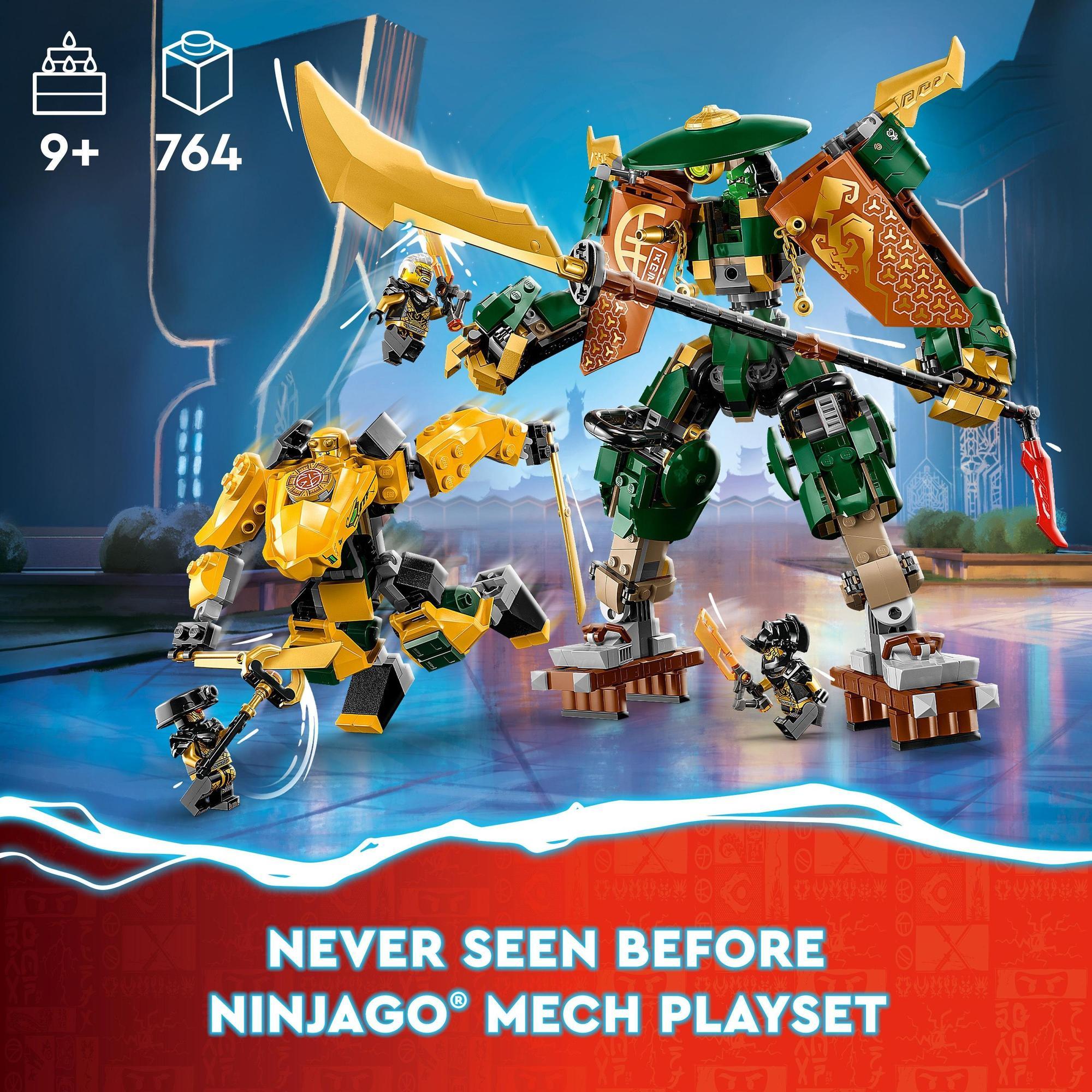 LEGO Ninjago 71794 Đồ chơi lắp ráp Chiến giáp của Lloyd và Arin (764 chi tiết)