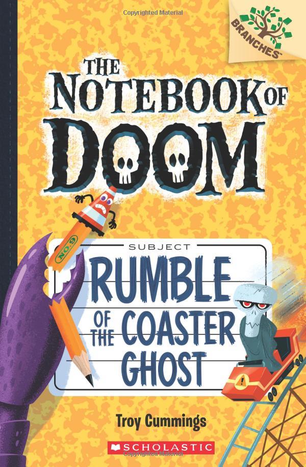 Sách ngoại văn: Rumble Of The Coaster Ghost: A Branches Book (The Notebook Of Doom #9)