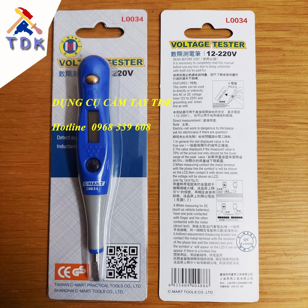 Bút thử điện hiển thị số L0034 C-MART