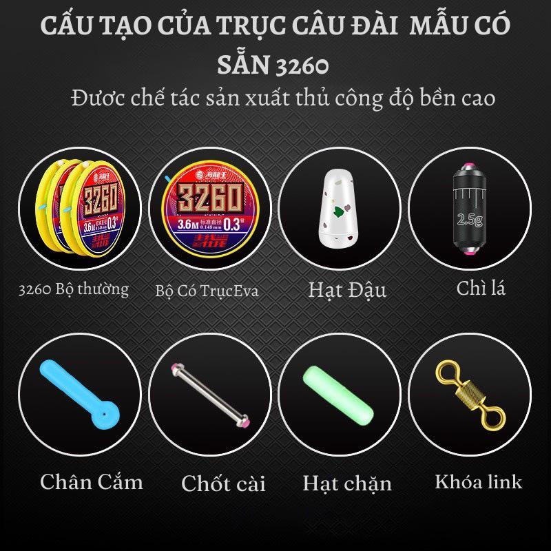 Dây Trục Câu Đài Buộc Sẵn Kim Thiên Thiết Kế Tàng Hình Tốt, Tải Cá Cực Đỉnh DT05 - Sanami Fishing Store