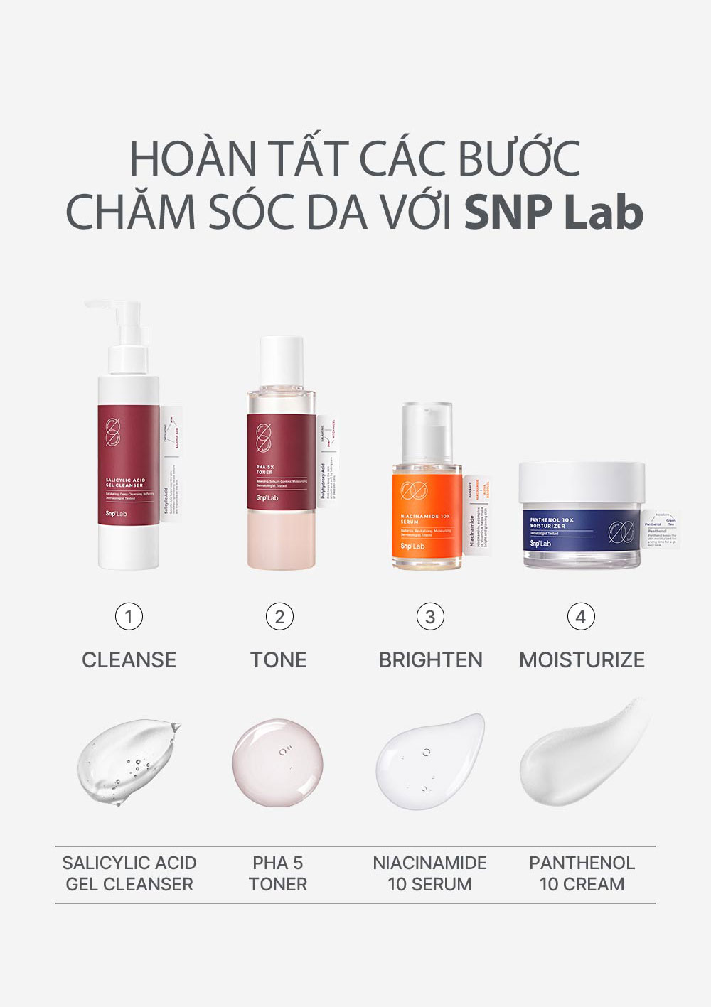Kem Khóa Ẩm, Dưỡng Ẩm Chuyên Sâu 10% SNP LAB PANTHENOL 10 MOISTURIZER 50g