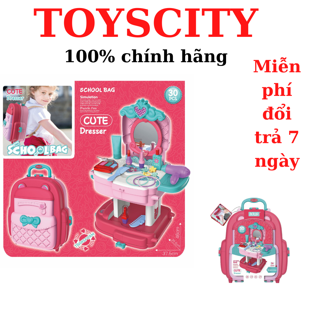 Đồ Chơi Cặp Trang Điểm Cho Bé Gái 30 chi tiết, Không dùng pin BOWA 8255P