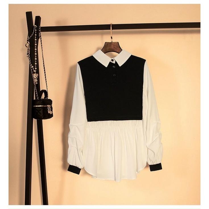 Set áo sơ mi đôi Hàn Quốc màu trắng dành cho couple
