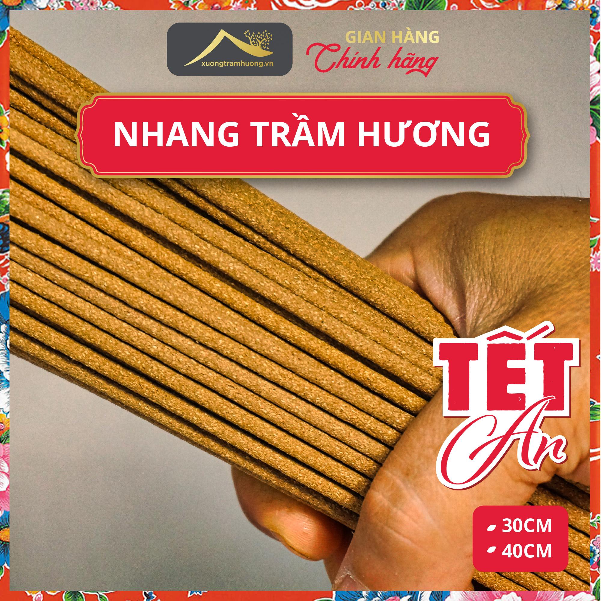 "Nhang Trầm Hương Thượng Hạng 100% Trầm  Kiến Xưởng Trầm Hương Thu Hút Tài Lộc Lễ Tết Thờ cúng Gia Tiên"