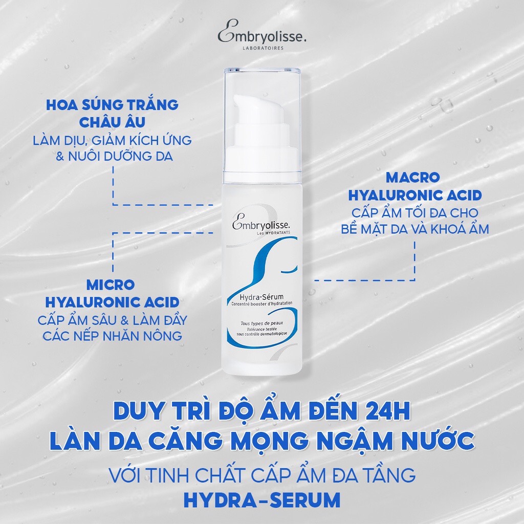 Tinh Chất Dưỡng Ẩm Đa Tầng Embryolisse Hydra Serum 30ml