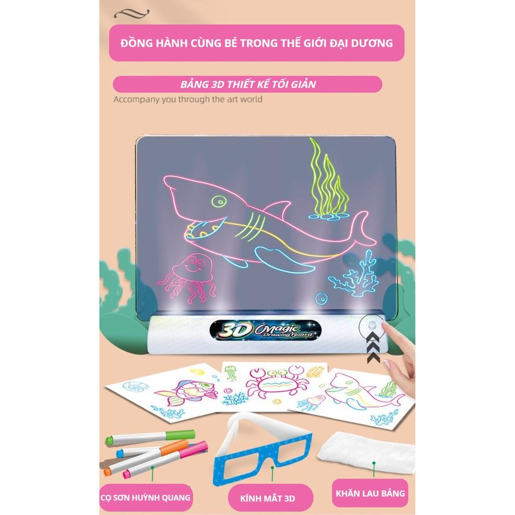 TRANH VẼ 3D HỖ TRỢ BÉ SÁNG TẠO VẼ RA 1 THẾ GIỚI