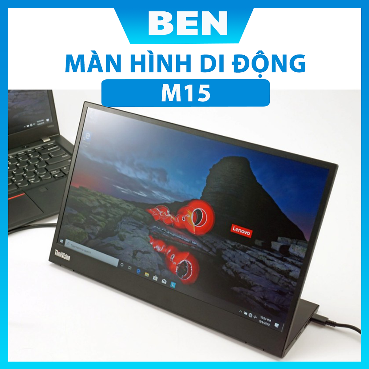 Màn hình di động M15 Lenovo ThinkVision 15.6 inch - Hàng chính hãng