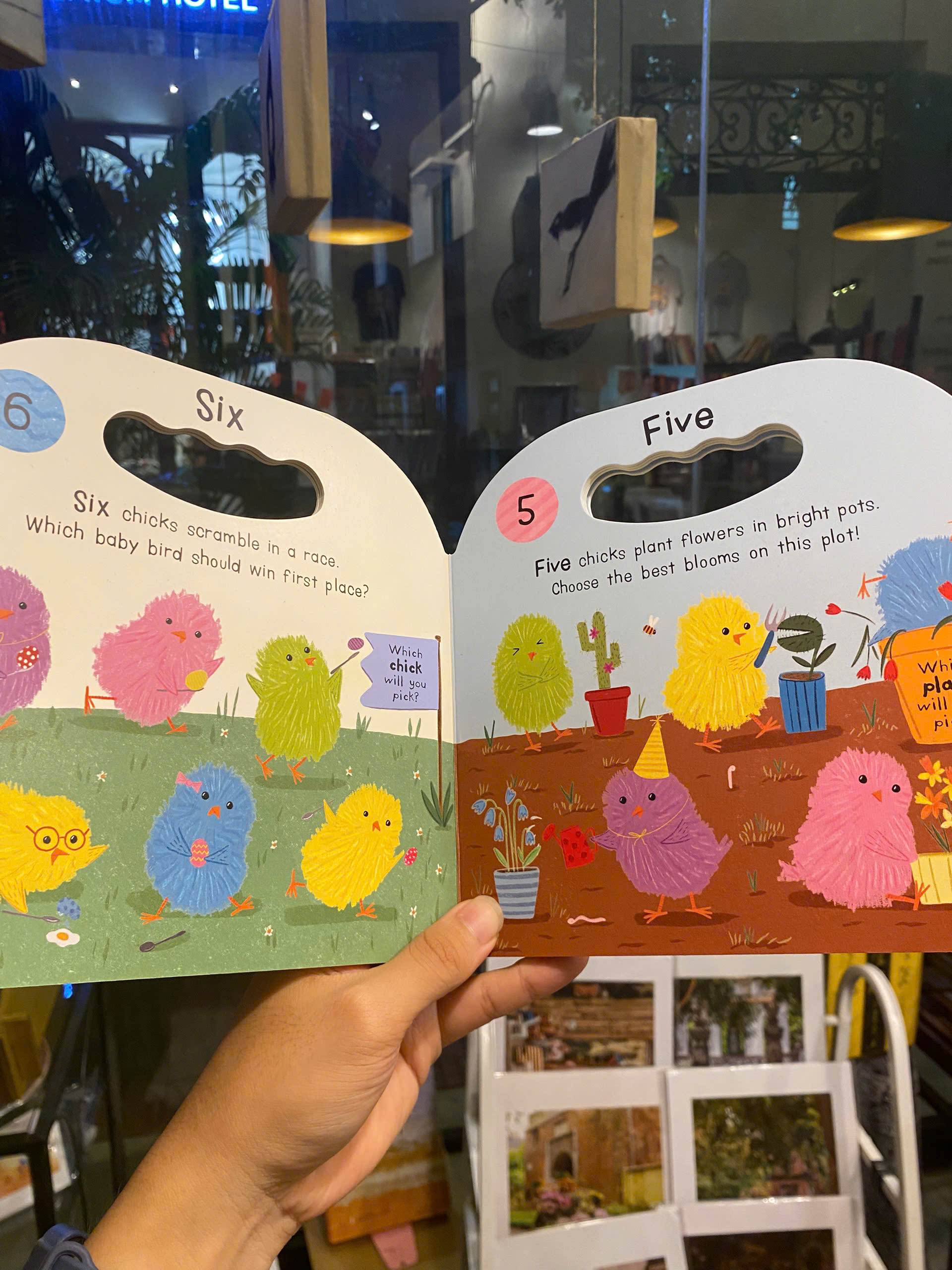 Sách - Pick-a-Chick: Happy Easter (Campbell Books) | English Children Book / Colorful Illustrated