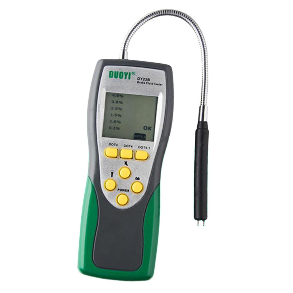 Auto Brake Fluid Tester Oil Moisture Water Detection Testing DOT3 DOT4 DOT5