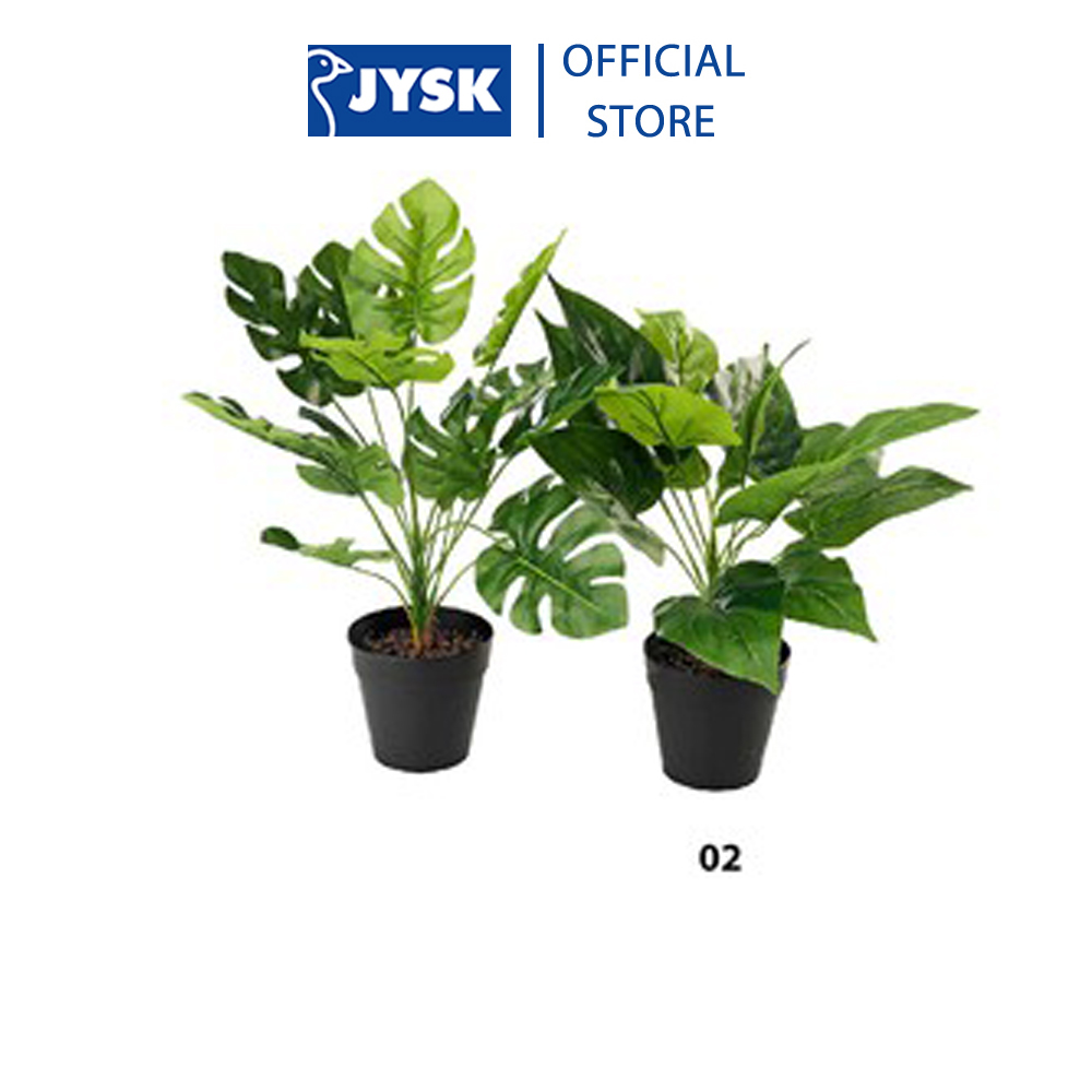 Cây Trang Trí Thorulf Nhựa  Polyester  Xanh H30cm