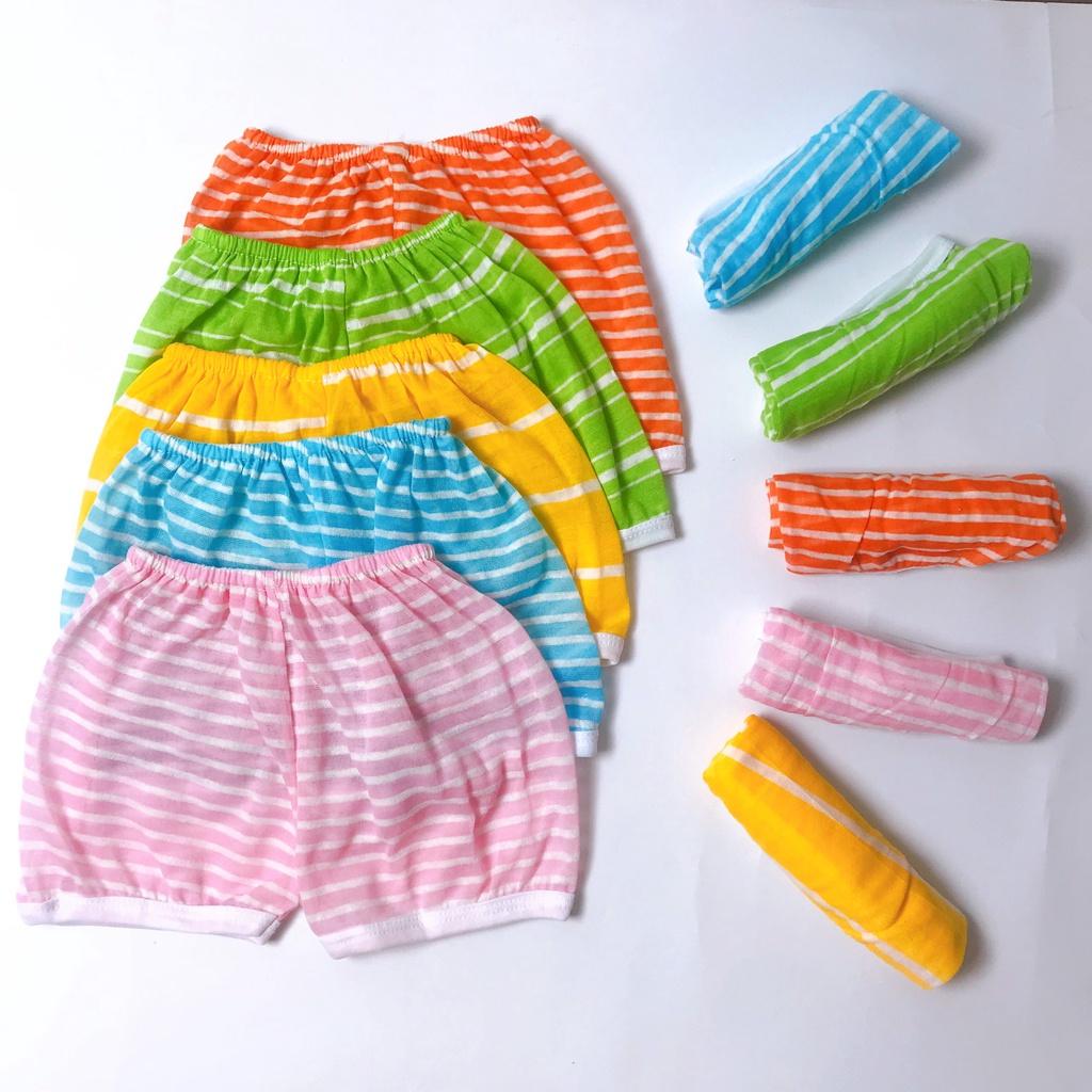 Quần Chục Bé Trai &amp; Bé Gái Set 5 -SALE- Quần Đùi Cho Bé Chất Cotton Co Giãn Tều Store Size 6 - 18kg Cho Bé Từ 0 - 6 Tuổi