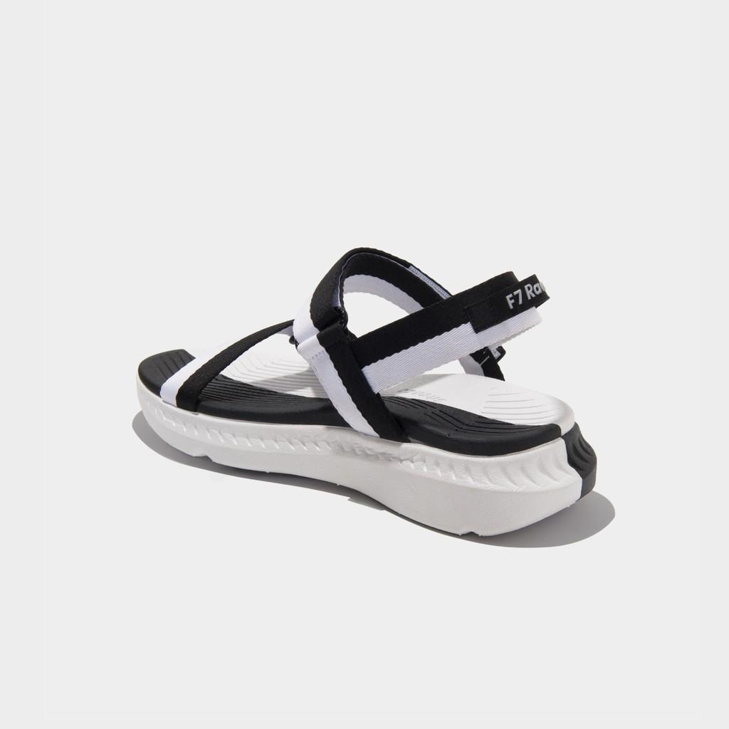 Giày Sandals Shondo Unisex F7 Half Trắng Đen F7H1010