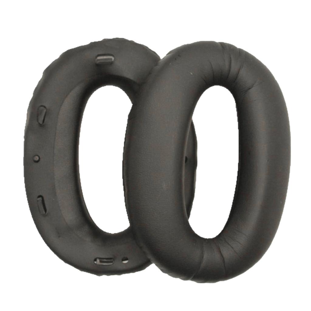 Foam Protein Leather Ear Cushions for MDR-1000X / WH-1000XM2 Headphones, Very