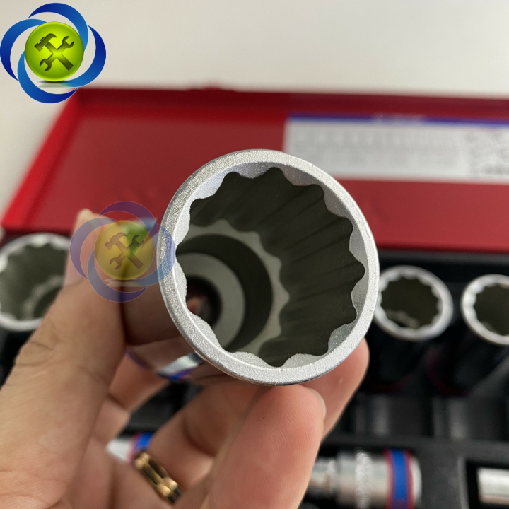 Bộ tuýp 1/2 Kingtony 4215MR 15 chi tiết loại 12 cạnh dài