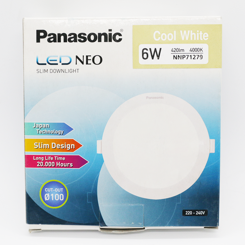 Đèn LED tròn âm trần Panasonic NEO SLIM - Hàng chính hãng