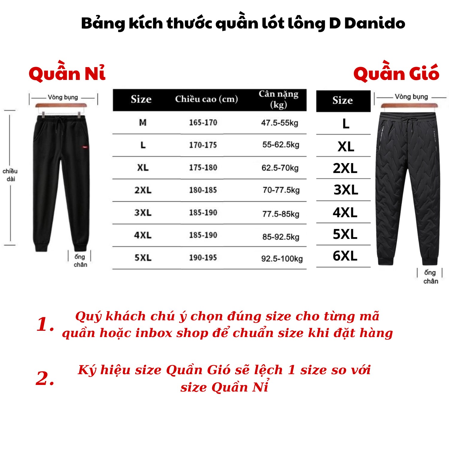 Quần gió lót lông QD2 ấm áp thời trang cho nam, Quần nỉ jogger lót lông QD1 sang trọng và dày dặn D Danido