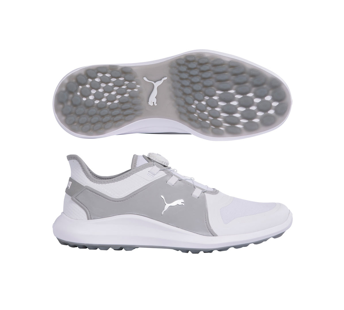 Giày Golf Nam Puma IGNITE FASTEN8 DISC - P.Wht-P.Silv-H.Rise 19454103