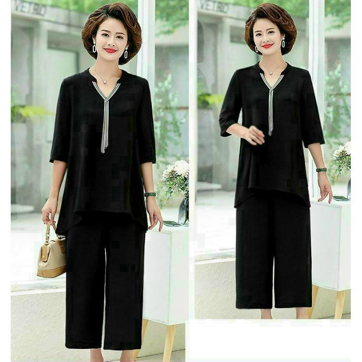 SET BỘ FROM RỘNG ĐÍNH PHỤ KIỆN TUA RUA - THỜI TRANG GK