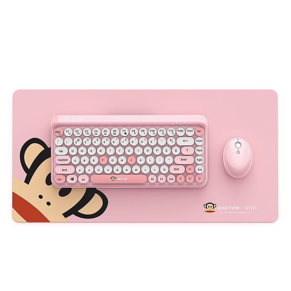 Bàn Phím Wiwu Paul Frank 3 In 1 Dành Cho PC Bộ Kết Hợp Chuột Và Bàn phím - Hàng Chính Hãng