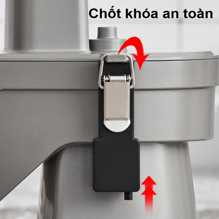 Máy thái rau củ quả đa năng, thái lát, thái sợi, thái hạt lựu Thương hiệu Mỹ cao cấp Septree GJ817, 850W - Hàng Nhập Khẩu (Bảo Hành 12 Tháng)