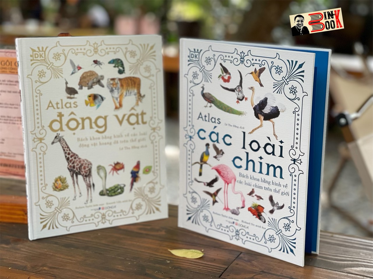 (Bìa cứng, in màu toàn bộ) A.TLAS CÁC LOÀI CHIM và A.TLAS ĐỘNG VẬT- Barbara Taylor – Lê Thu Hằng dịch - Đông A - NXB Dân Trí