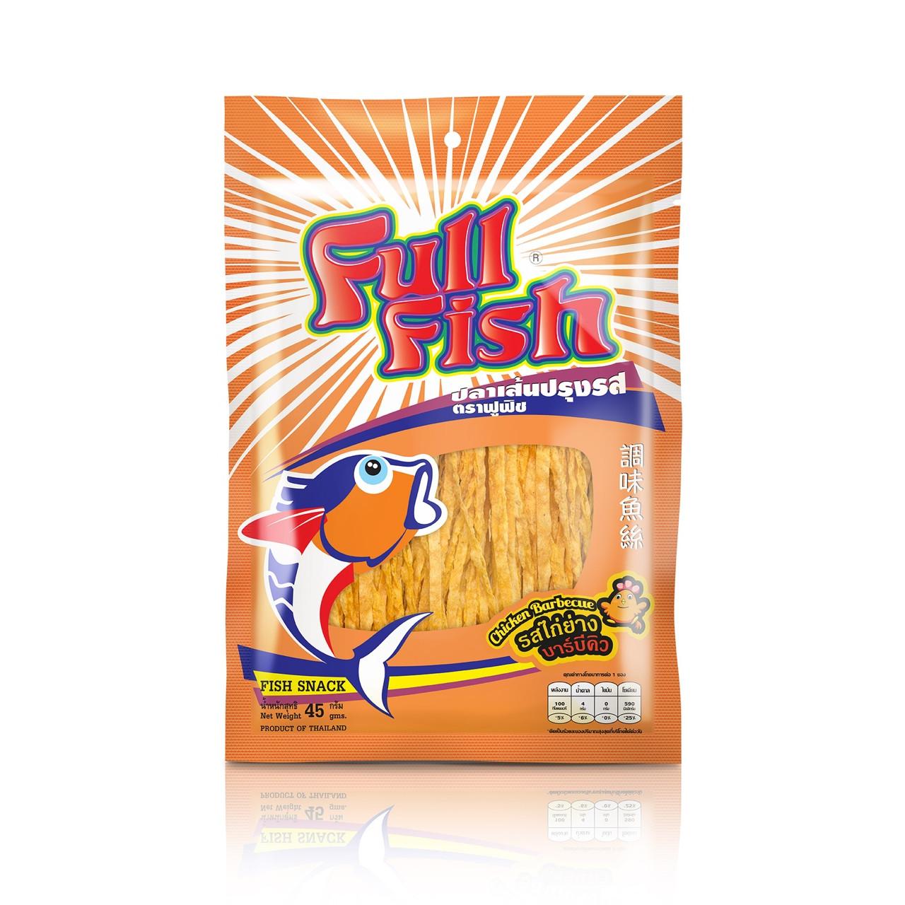 6 gói Snack cá Full Fish vị gà nướng - 45g