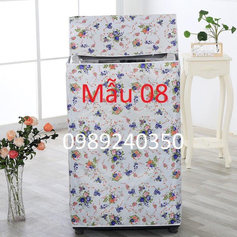 Vỏ bọc, áo trùm máy giặt lồng đứng chất tốt loại to 8kg, 9kg, 10kg,11kg LOẠI TỐT