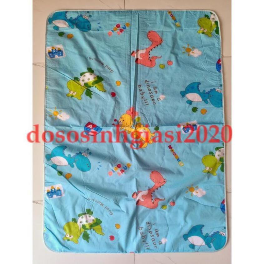 Tấm lót lớn cho bé sơ sinh/ Chiếu lót cao su chống thấm 3d size lớn 78*107cm