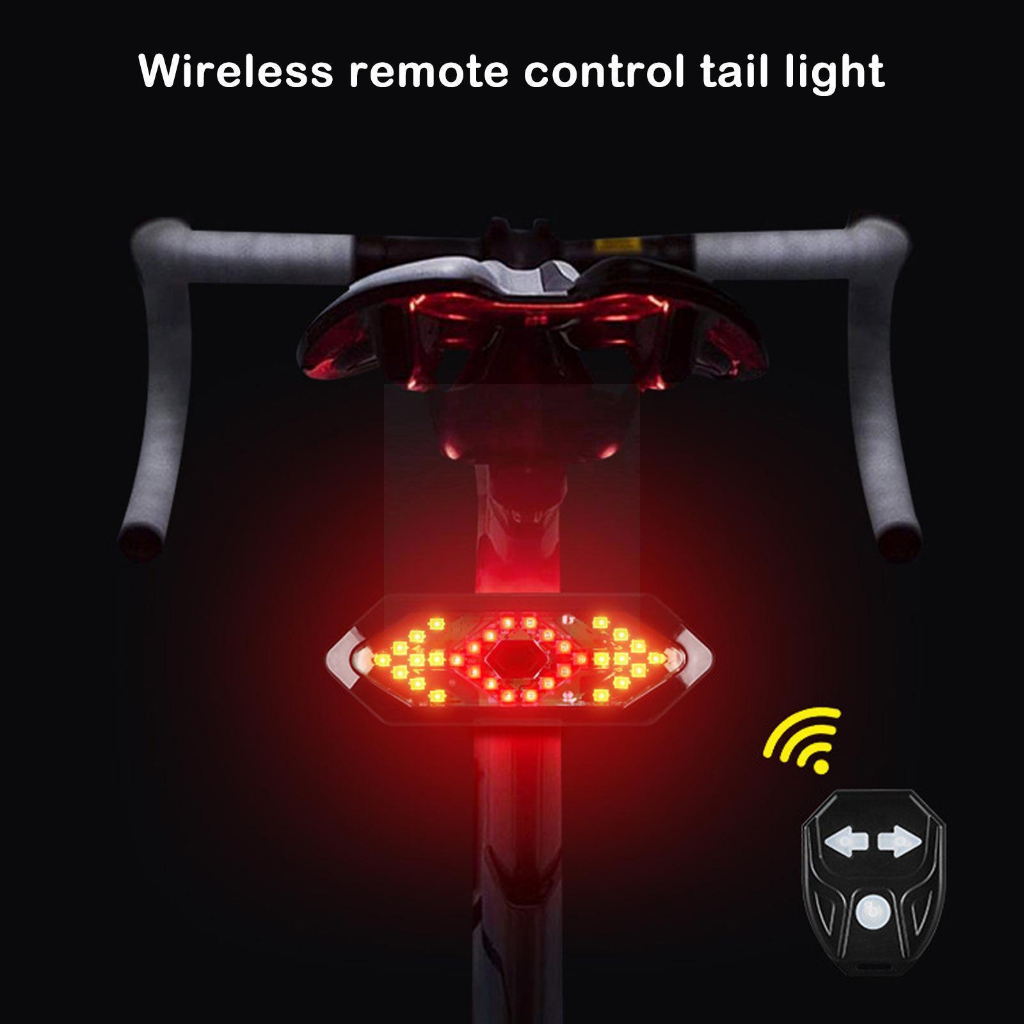 Đèn tín hiệu xe đạp có còi, xi nhan báo Bike Blinker Hinten Bike Licht LED