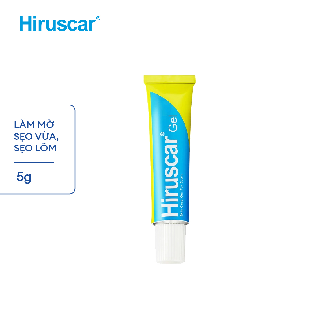 Gel Cải Thiện Sẹo Vừa, Sẹo Lõm, Sẹo Thâm Hiruscar 5G