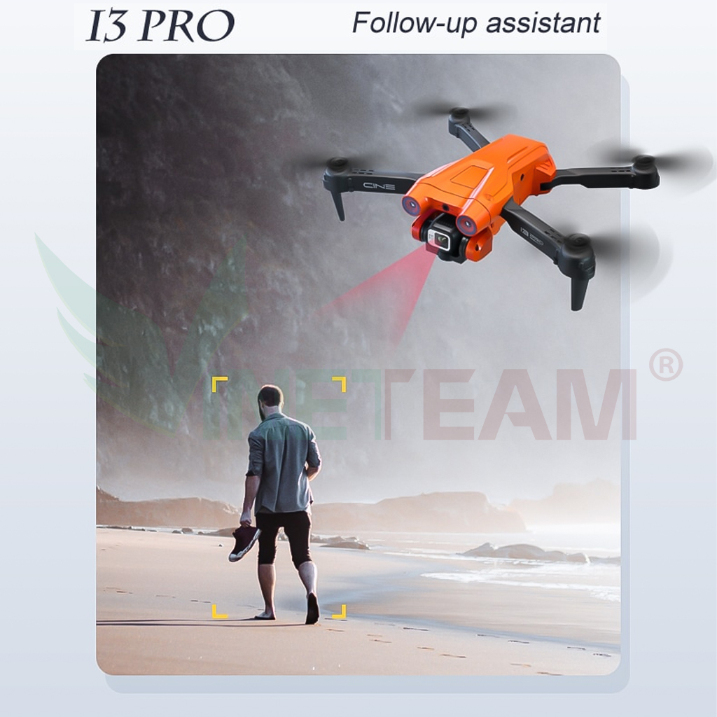 Máy Bay Điều Khiển Từ Xa Vinetteam I3 PRO Camera Kép Quadcopter UAV Với Bản Nâng Cấp 720P / 1080P / 4K HD Cảm Biến Chướng Ngại Vật Có Thể Điều Chỉnh Camera - Hàng Nhập Khẩu