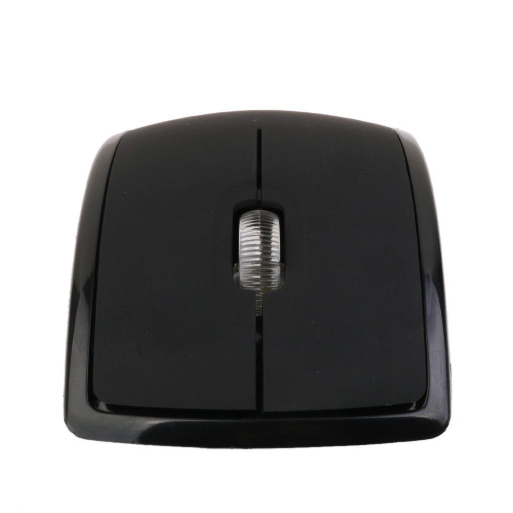 2Pcs 2.4 GHz Wireless Foldable Folding Arch Laptop Optical Mouse USB Mice